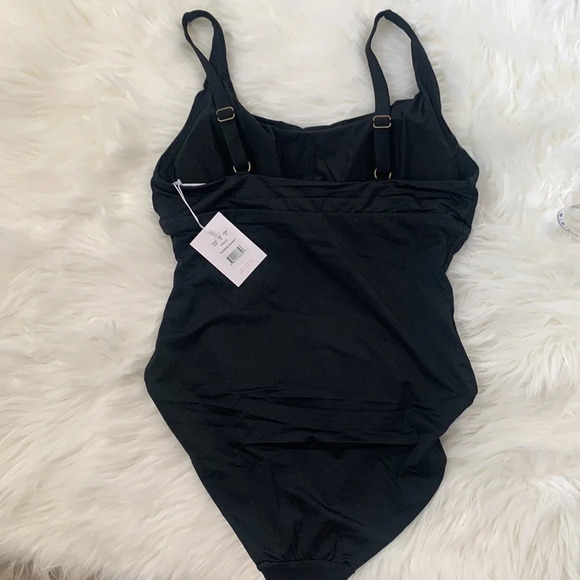 NWT Andie The Atlantic One Piece Swim Wear classic Black Medium - Picture 8 of 9